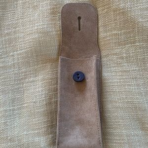 Hodinkee suede watch pouch